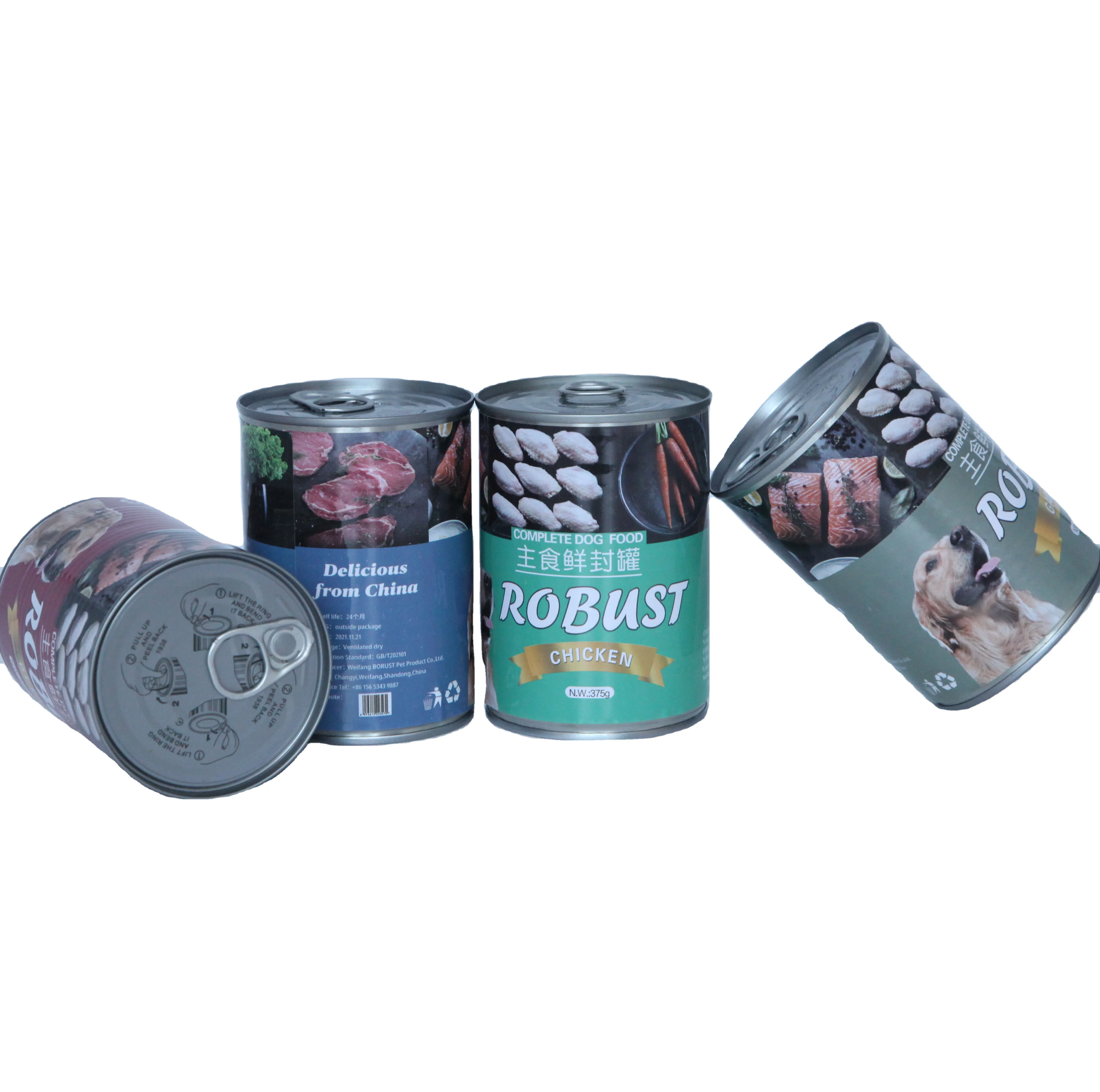 Высококачественный корм для собак в луженой форме широкий выбор корма Премиум-класса с высоким уровнем питания