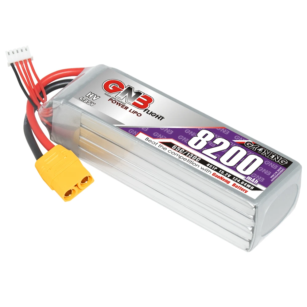 GNB GAONENG LiHV 8200 мАч 4S 15 2 В 65C 130C XT90 RC LiPo Аккумулятор автомобильный Дрон для самолета Мультикоптер лодки
