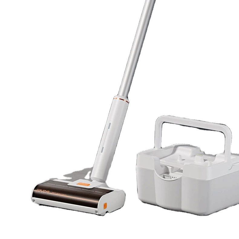  2021 NEW Cordless Dry Wet Sweeping Mpping with Water Bucket Automatic Self-Cleaning Cotton Roller