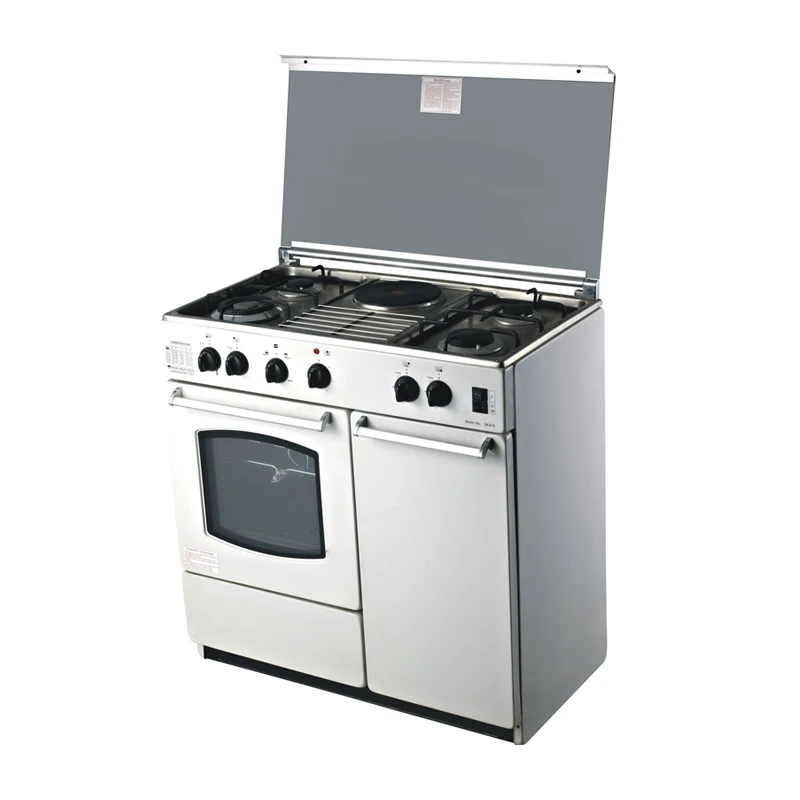 Bruhm Multiple Functions Stainless Steel Steaming Roast Integrated Gas Cooking Stove Gas Stove 5Bunners With Oven
