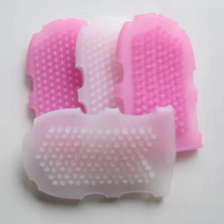 New Arrival Comfortable Double-sided Silicone Bath Brush Silicone Body Cleaning Massage For SPA And Bath Body Scrub Brush Shower