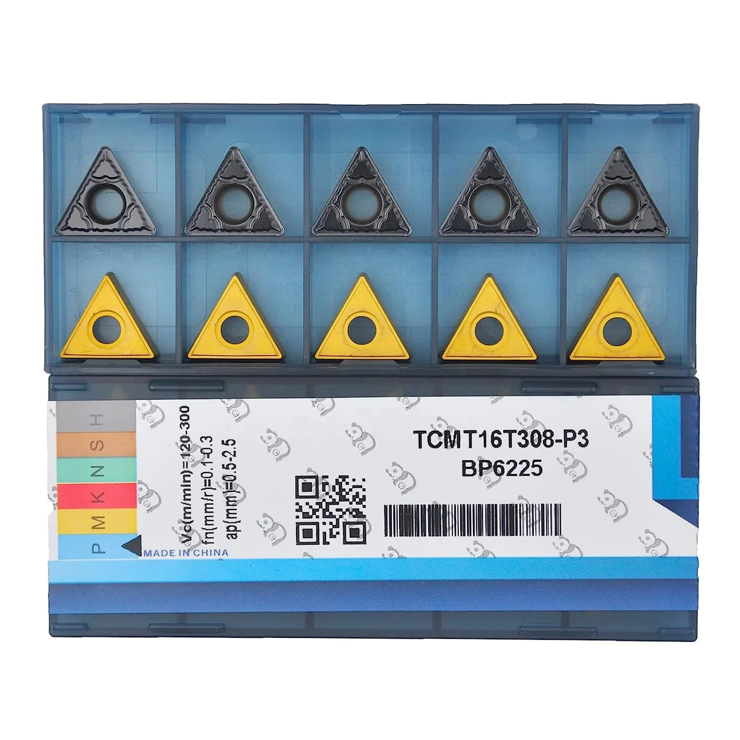 CDBP CNC Твердосплавные вставки TCMT32.52 / TCMT16T308-MD для резки металла полуобработка токарного резака
