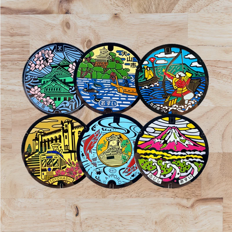 Customized Metal Japan Souvenir Soft Enamel Challenge Coins Japanese Attractions Commemorative Coins