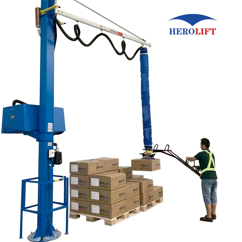 Hot sell box lifting equipment quick vacuum lifter carry 35KGS wooden box