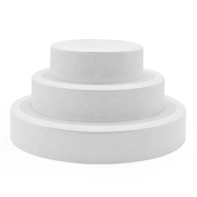 2 in1 LED panel light plastic surface ceiling frame kit round backlight 22w 15w 9w led recessed panel light