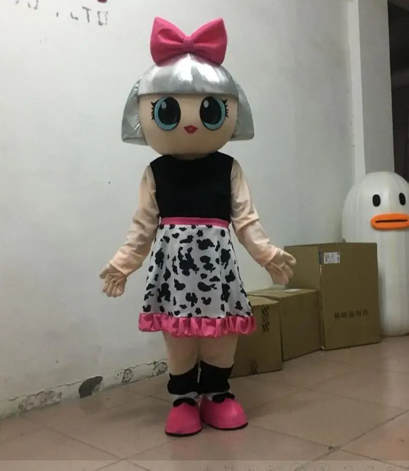 Custom Lovely Unicorn Lol Character Mascot Costume Cute Lol Gilr Dolls Mascot Costume For Cosplay Party Event