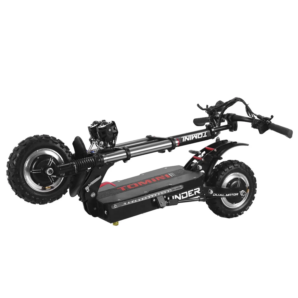 Tomini Electric Scooter Fat Tires Wheel, 3000w 6000w 5600w Motorcycle Skuter,adults high fast speed E scooters