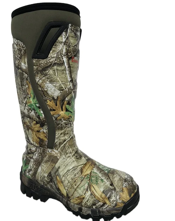 Knee High Neoprene Camo Hunting Boots With 400G Thinsulate