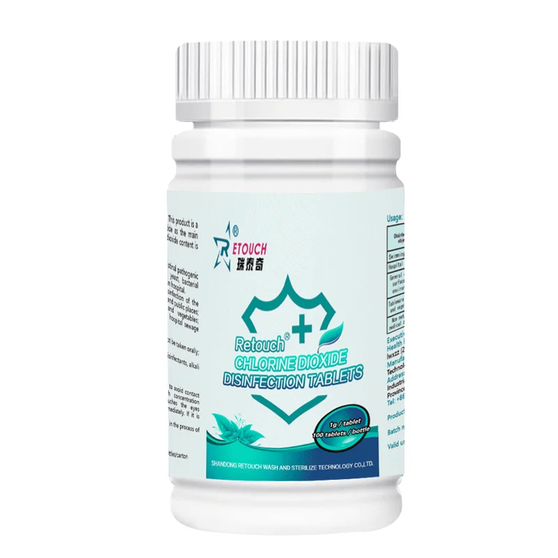 water treatment use chlorine dioxide disinfection tablet