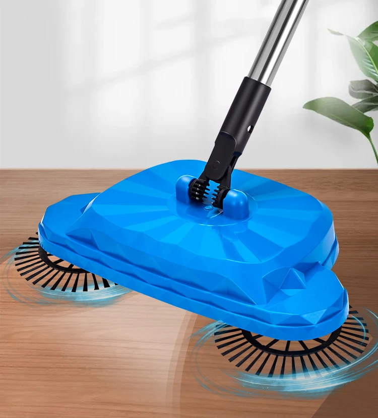 Chinese Manufacturer Price 2in1 Multifunction Microfiber Pads Dust Sweeper Cleaning Mop Brooms