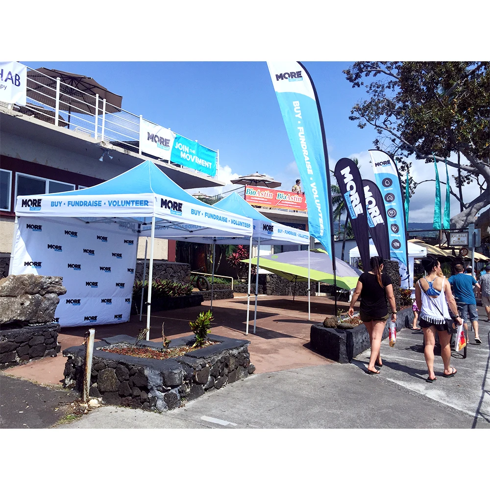 Portable Easy Set Up Customized Printing Aluminum Frame Tent Outdoor Trade Show Pop Up Canopy Gazebo Tent