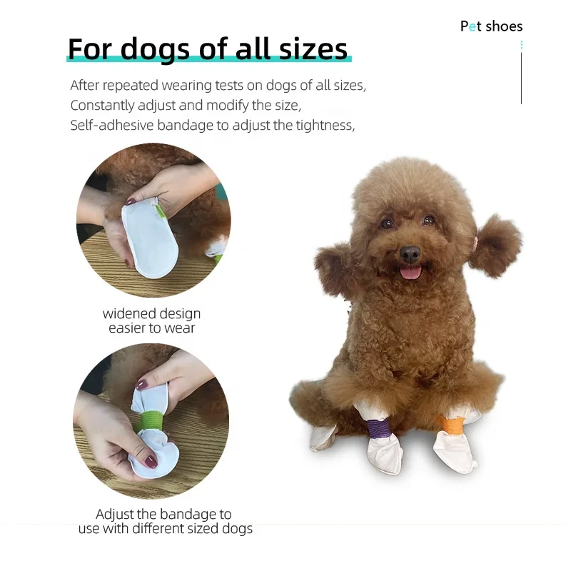 Waterproof Dog Shoes Pet Paw Protectors Covers For Dogs Foot Boots Shoes Paw Protector Pet Cat Claw Covers
