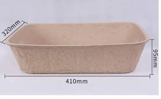 Hot Sale Biodegradable Disposable Paper Pulp Cat Litter Tray Box Recycle
