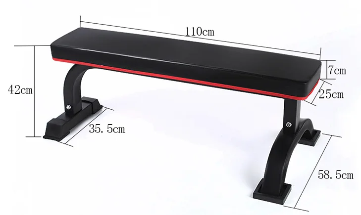 Multi-purpose Commercial Adjustable Gym Exercise Dumbbell Flat Bench for Sale