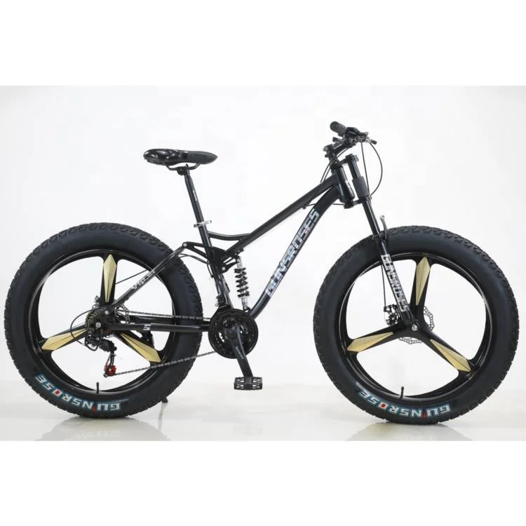 Tianjin factory fat bikes fat tire 26x4.0 snow bicycle cycles mountain bicycle 26 inch high carbon steel frame