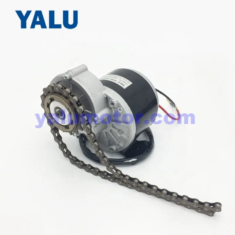  Двигатель YALU MY1016Z3 24 В/36 В 350 Вт электровелосипед с щеточкой постоянного тока левый боковой цепной привод комплект