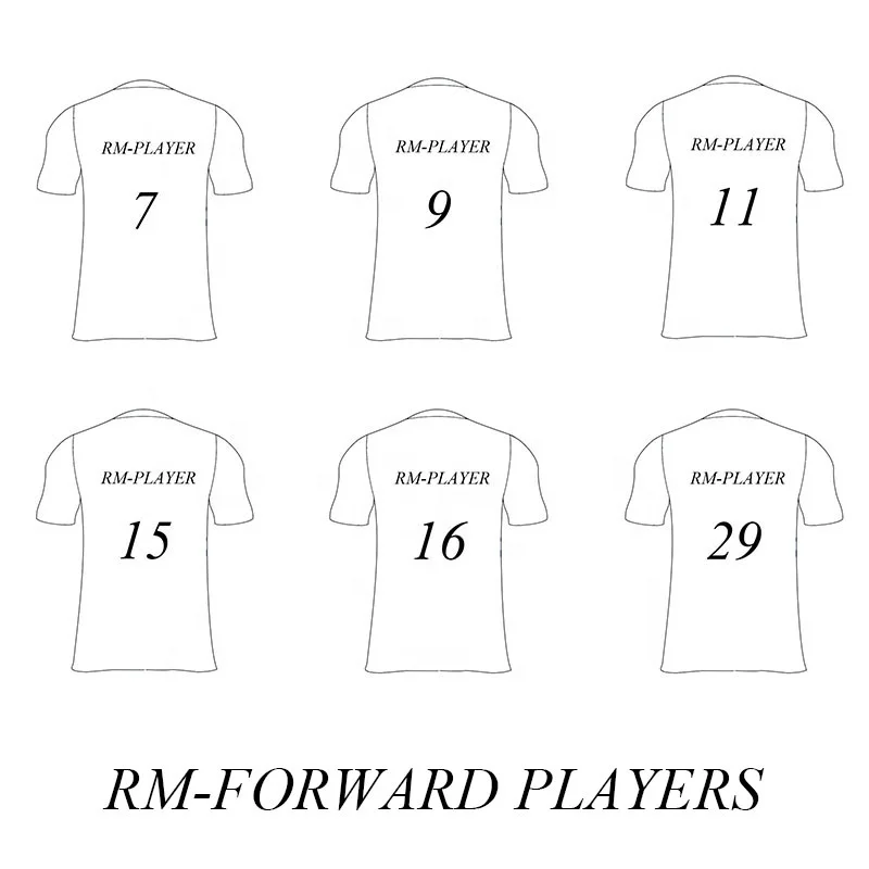 New 24-25 Season 1:1 Custom Team Soccer Jersey Player Football Jersey Club Uniform Set in Stock