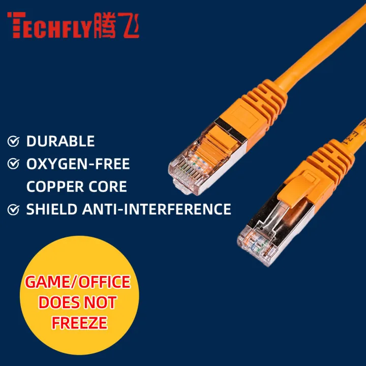  Hot Sales LSZH PVC CAT 5e FTP Shielded Bare Copper Ethernet Cable RJ45 Connector CAT5e Patch