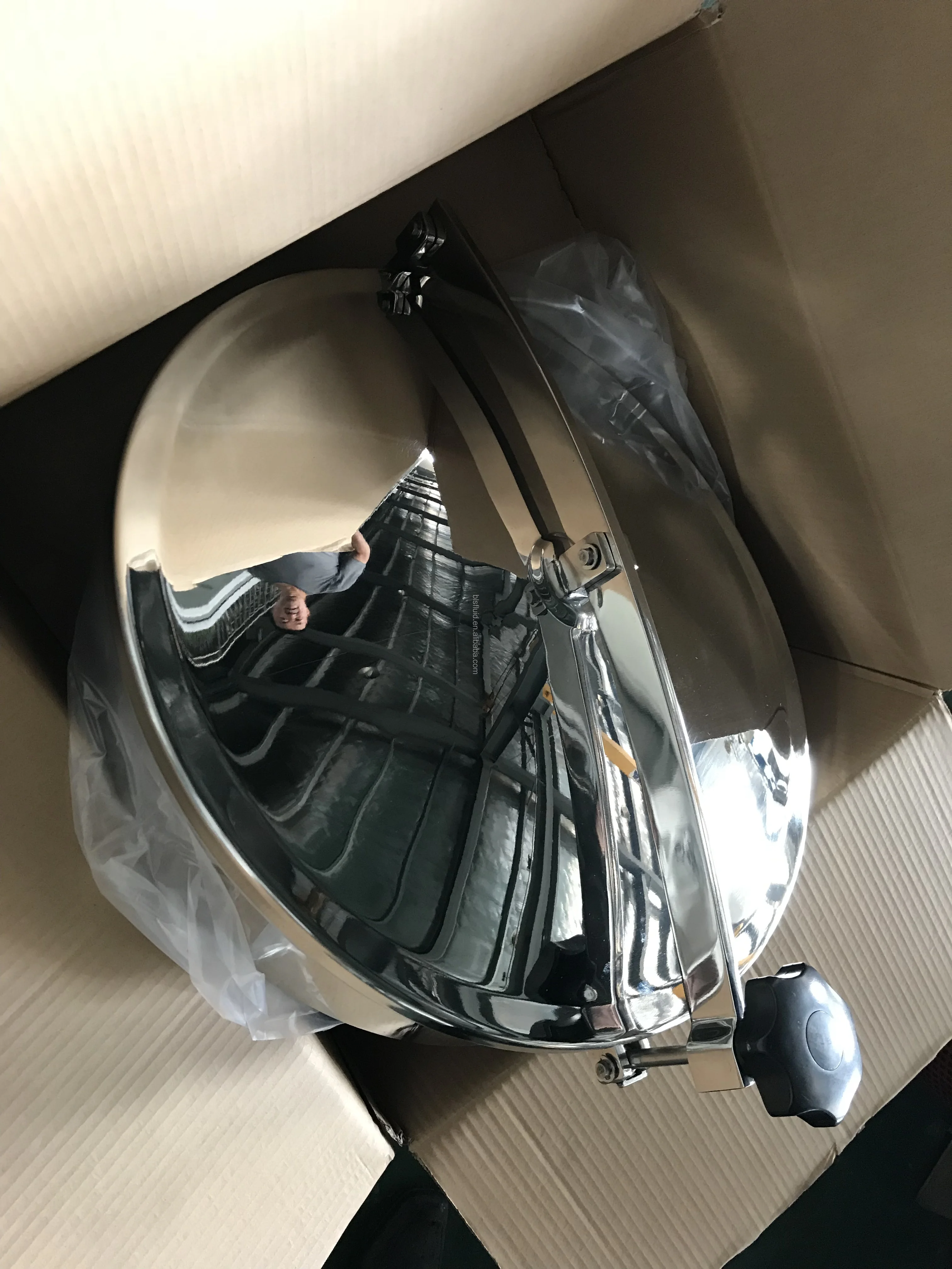 Ready to Ship Stainless Steel 304 Manhole Cover/tank Manhole Cover/ 400*400 Manhole Cover for tank Truck
