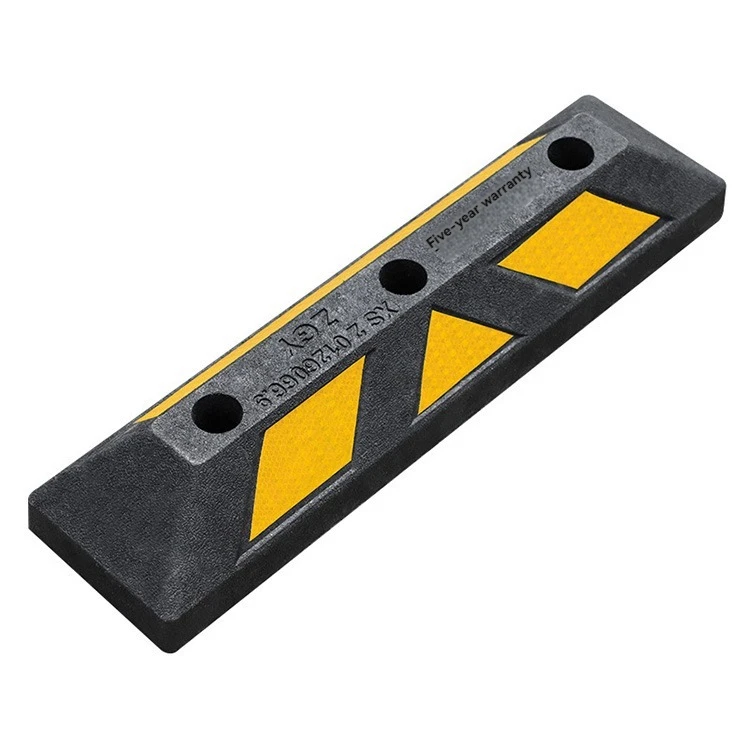 New Products Safety Traffic Bumper Rubber Parking Curbs Truck Wheel Car Parking Block  for barrier Parking