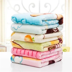 Korean style blanket super soft thick raschel printed mink baby blanket for dubai