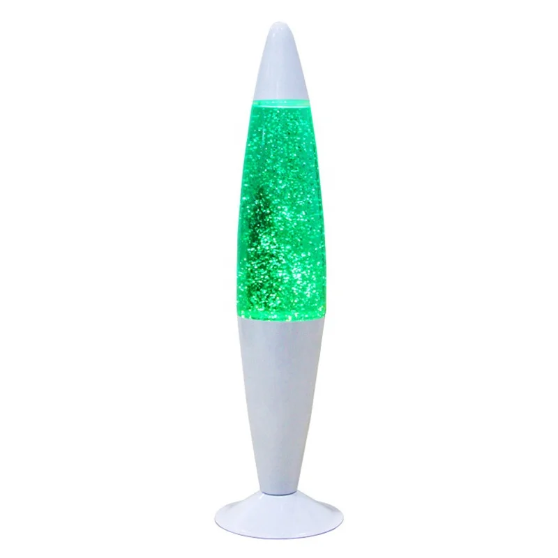 Cheap Modern Fancy Black Red Blue Green Gold Classic Luxury Rocket Tripod Column Bubble Tube Shape Glitter Floor Lamp
