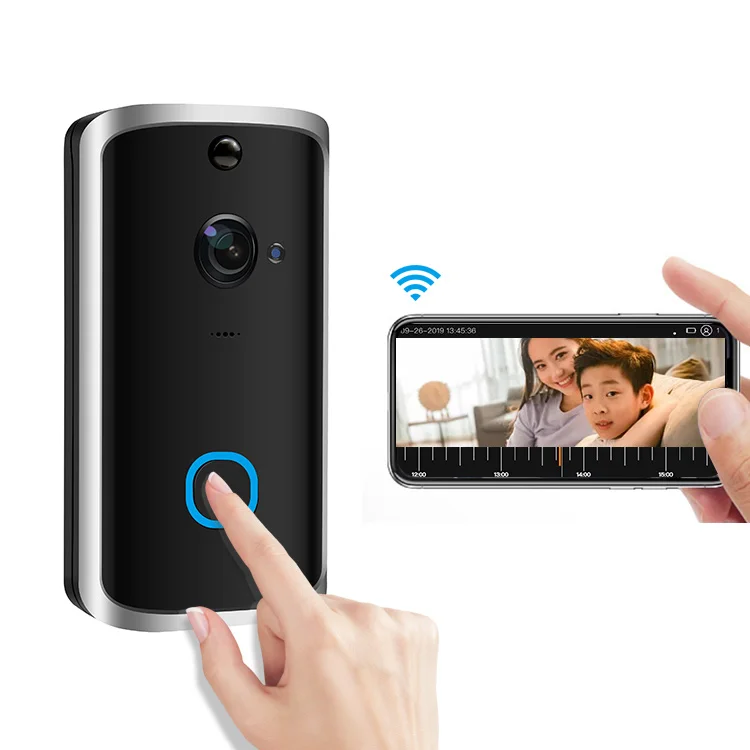 Smart Беспроводной Wi Fi безопасности Дверные звонки 2,4 г Wi Fi Домофон умный дом