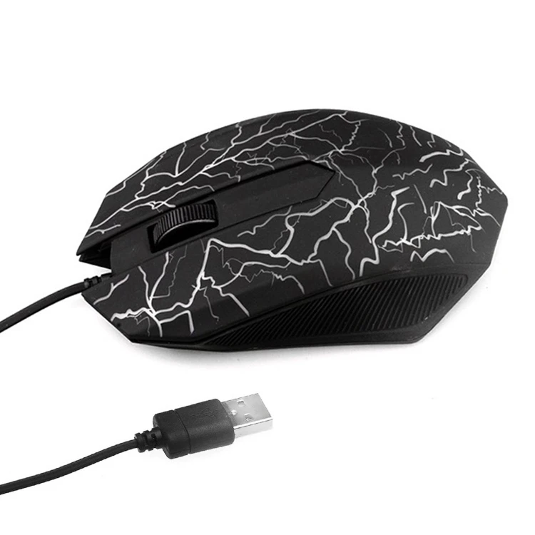 Wholesale Hottest Gaming Mouse Small Special Shaped 3 Buttons USB Wired Luminous Gamer Computer