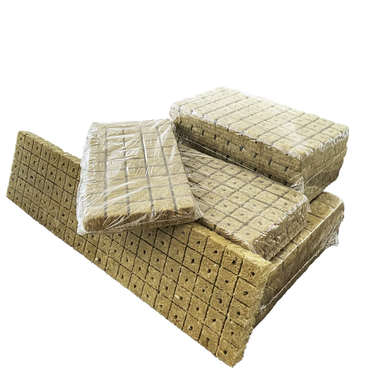 Garden Stonewool Starter Plugs Rock Wool Board Grow Hydroponic Rock Wool Cubes