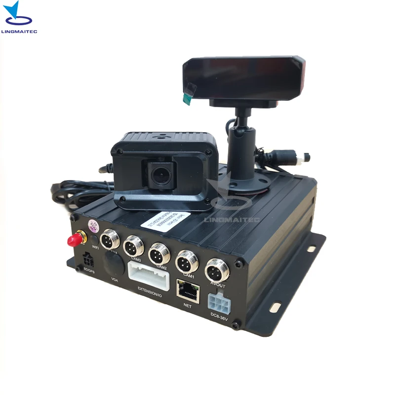 4 channels ADAS detecting collision avoidance system with 4G GPS DSM and BSD