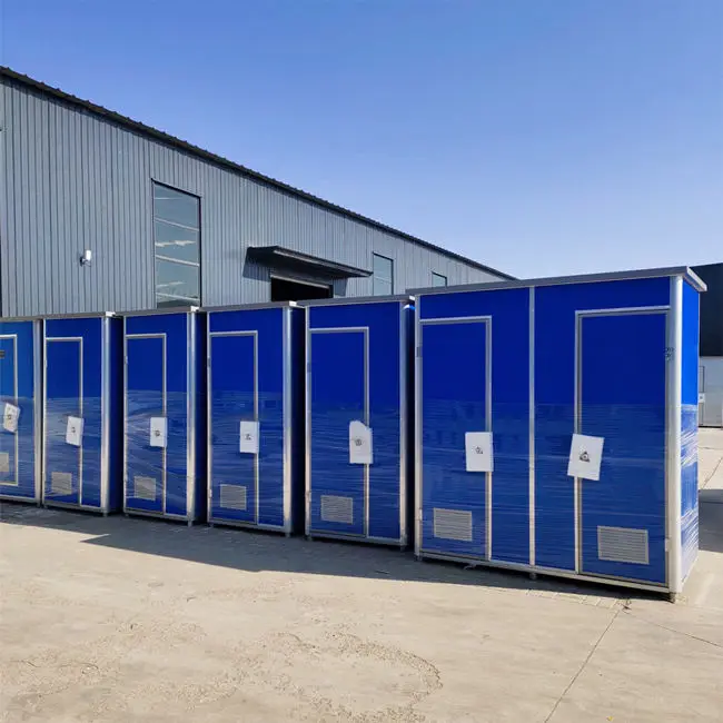 Prefab House Chemical Toilet Outdoor Portable Toilets Showers Camping Prefabricated Mobile Toilet Trailer