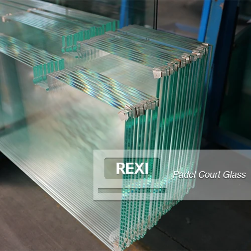 10mm 12mm Tempered Tennis Padel Court Glass with CE certificate