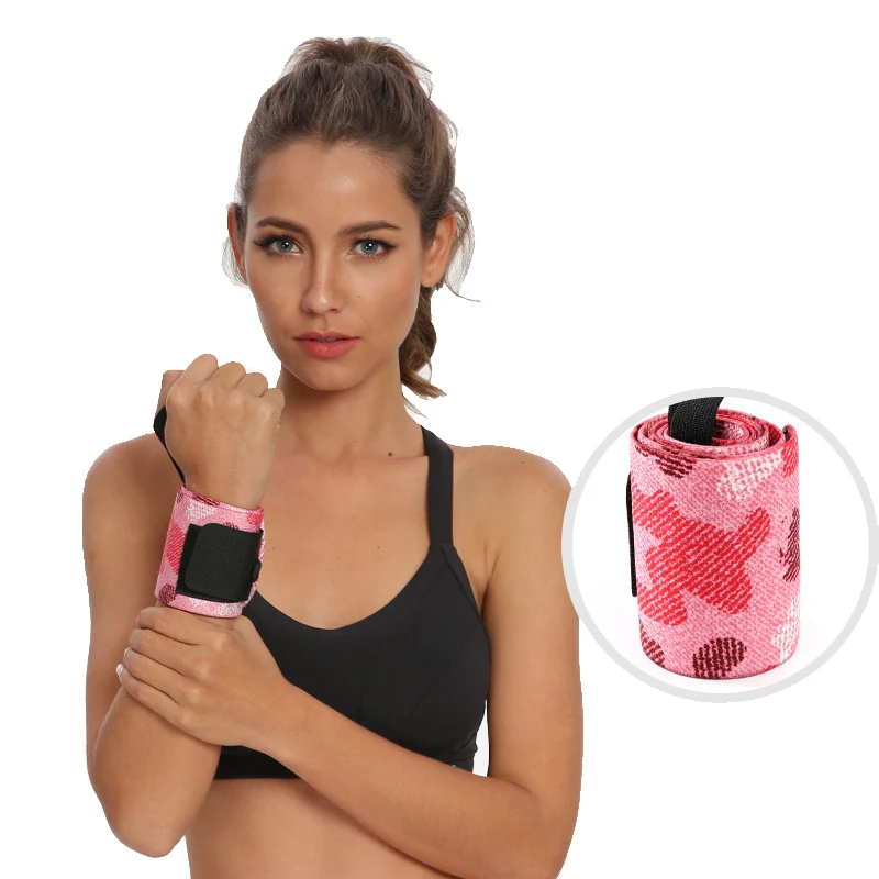 Custom crossfit / weightlifting cotton wrist wrap