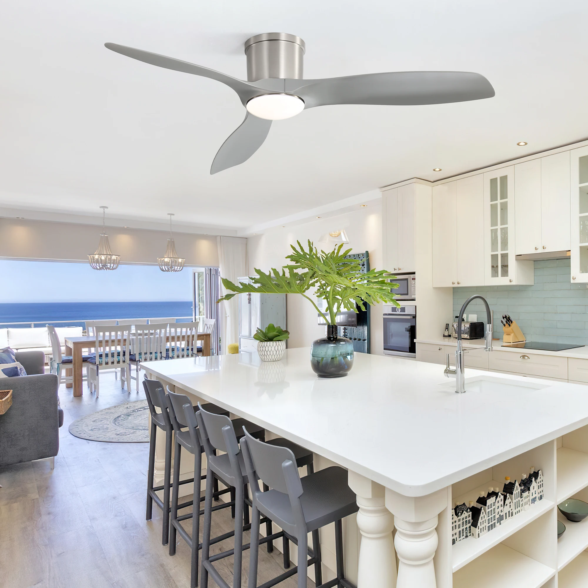 KBS Minimalist Stylish Ceiling Fan Light More Than 5 Speed Ceiling Fan Switch For Outdoor