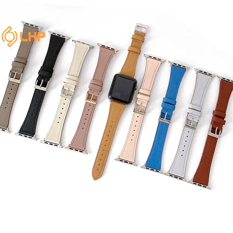Роскошный модный небольшой кожаный ремешок для Apple watch