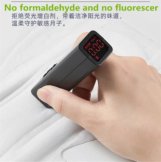 Hot sell woman breathable film sanitary cotton pads from Chinese sanitary pad factory