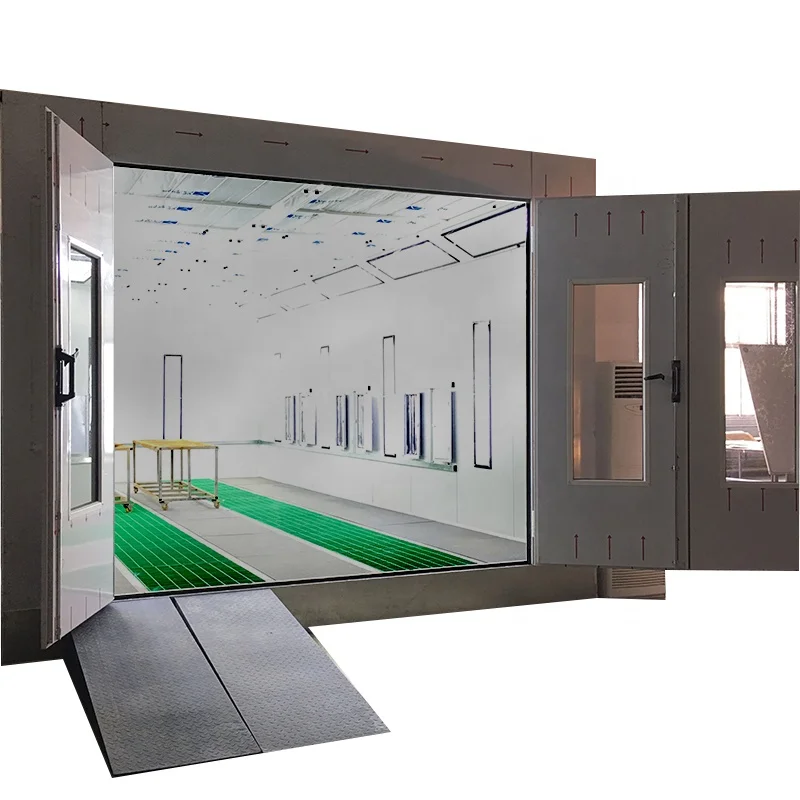 Распылительная камера для грузовика 15 м с приводом через дверь, автобусные кабины для распыления краски