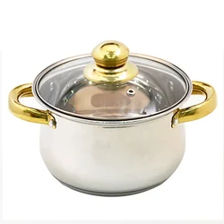 Hotel Professional Kitchenware Pots And Pans Cookingware Non-Stick Cooking Pot Set Cookware Stainless Steel