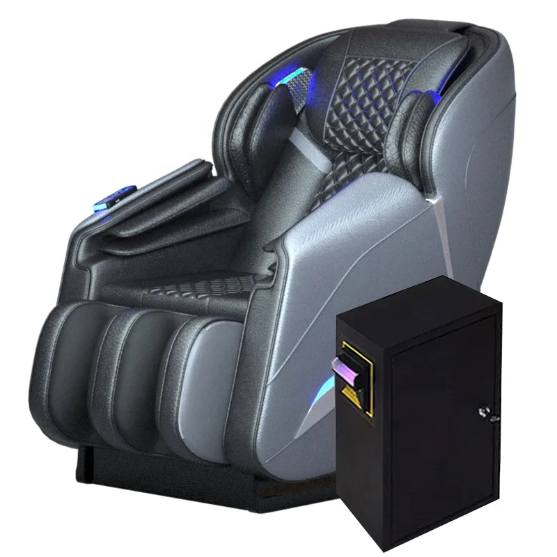 Luxury Coin Machine Vending Commercial 3D Zero Gravity Full Body Massage Chair