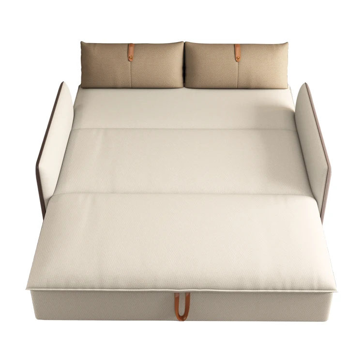 
new modern multifunctionl scandinavian 2 seater couch futon corner sofa bed sofabed with drinks holder with drawers storage 