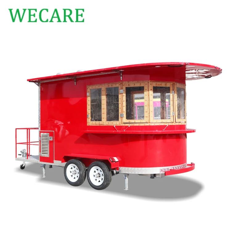  WECARE CE сертифицированная EEC действительная уличная подержанная тележка для еды киоск