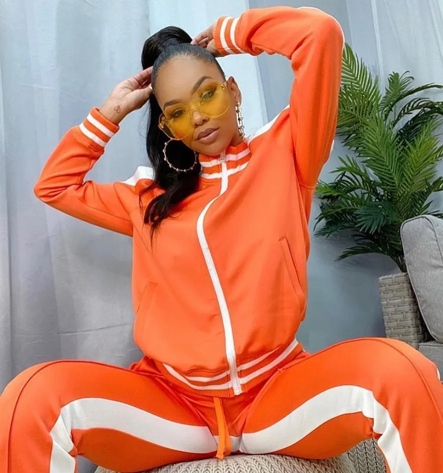 Casual Outfit Strapless Plus Size Solid Color Open Shoulder Side Strip Sweatshirt Flared Pants