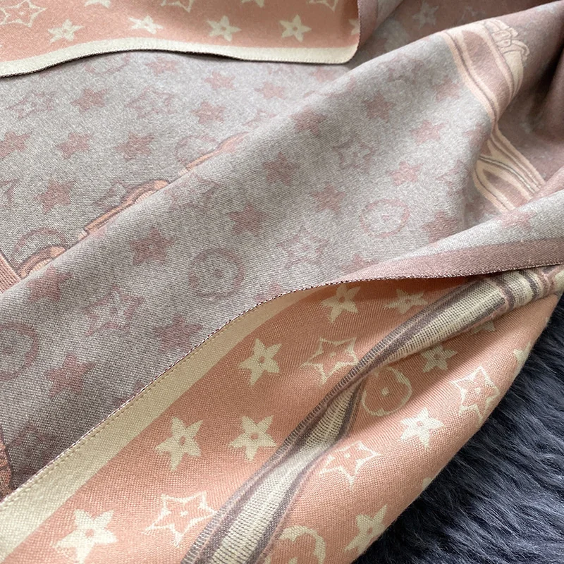 2022 TAOXI Designer Colorful Wrap Reversible Wool Cashmere Scarf Shawl Plain women Luxury Winter Scarf Cashmere Pashmina Shawl