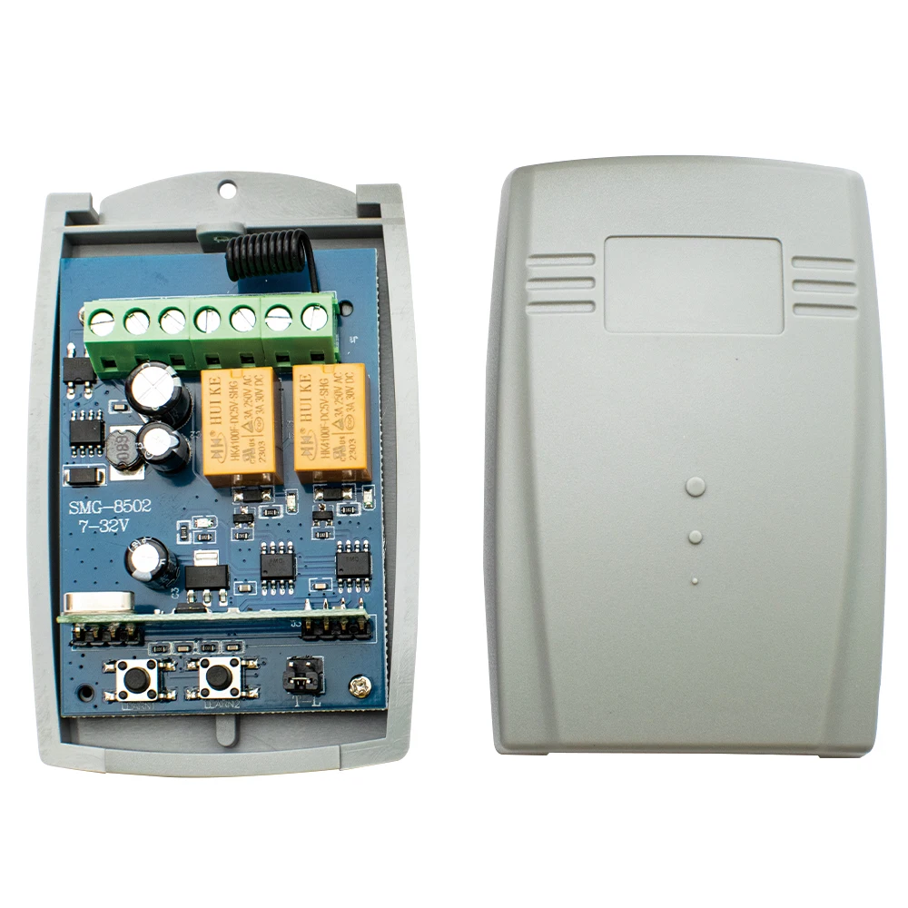 SMG-8502 AC/DC85-250V Receiver Switch 433mhz Repeater Module for Garage Door Motor Light Pump 110V 220V 240V Learning Code