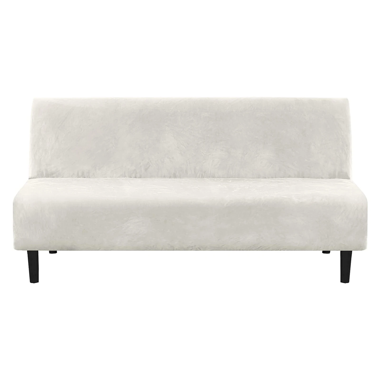 Solid color all-inclusive sofa covers custom fabric armless sofa bed cover folding seat slipcover thicker sofa covers