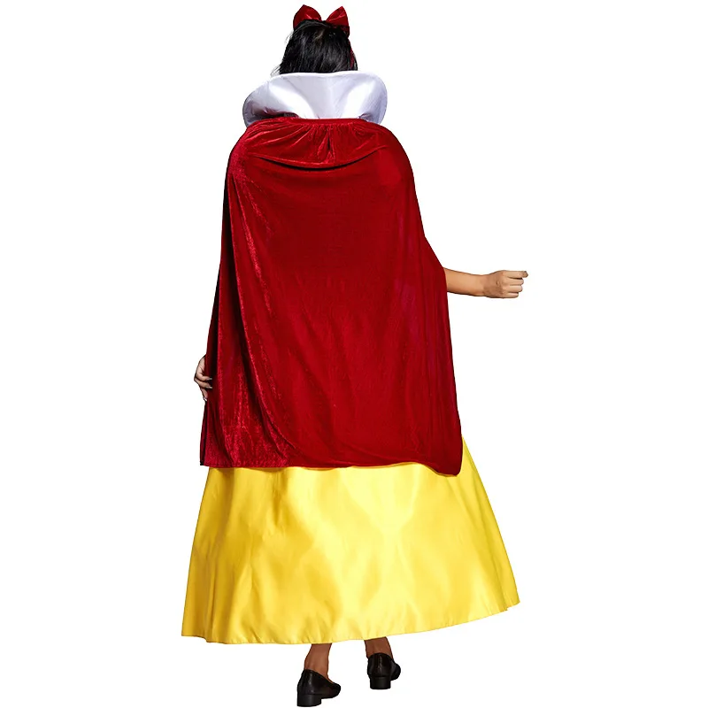 2021 Halloween New Snow White Game Uniform High Quality Adult Snow Princess Skirt Stage Performance Cosplay Clothing