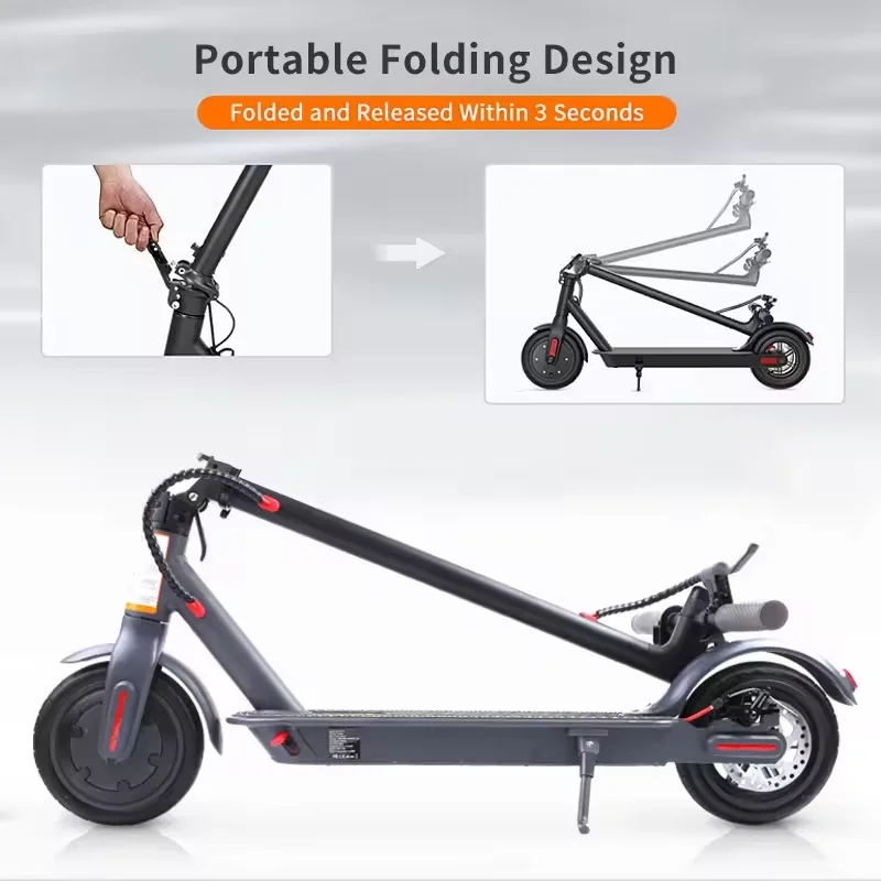Wholesale European Warehouse 350W Urban Scooter for Adults 36V 10.4Ah Electric Scooters With App Control Foldable E Scooter