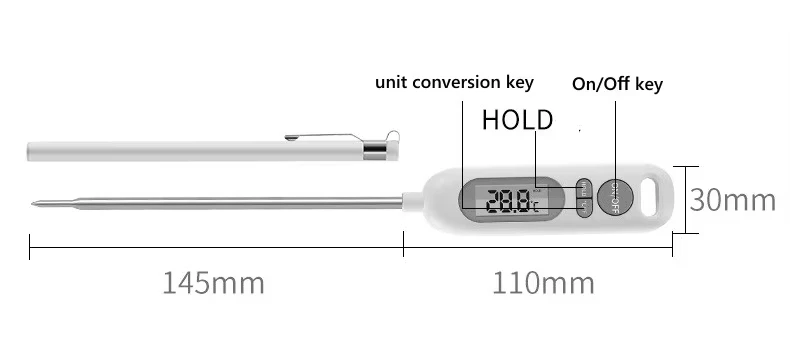 Digital Food Meat Thermometer Liquid Thermometer With Instant Read for sale
