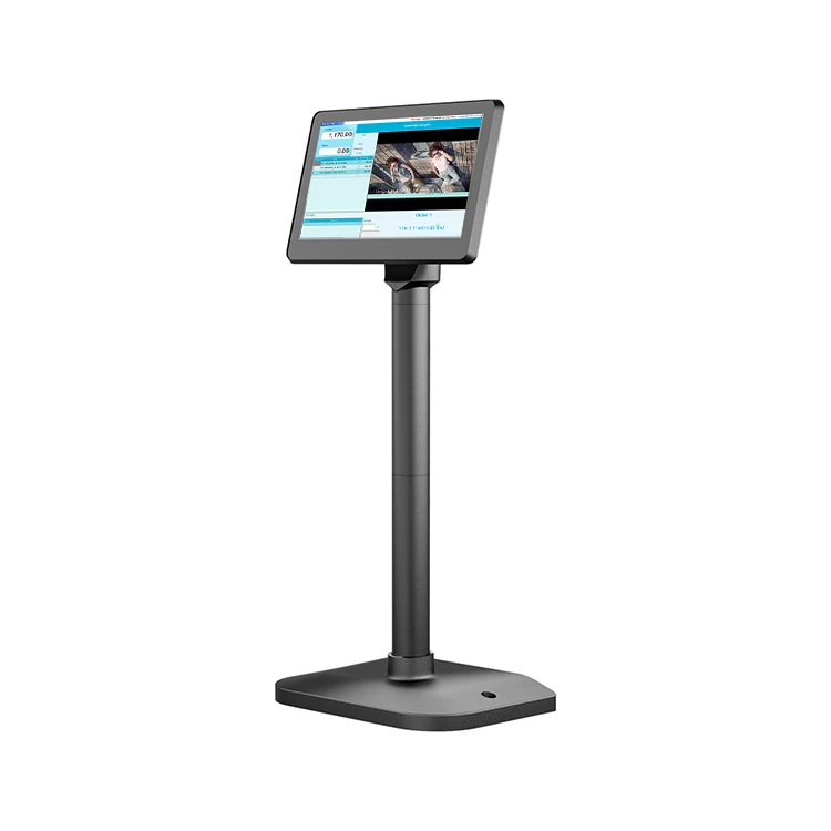 7 Inch VGA LCD screen pole stand monitor pos pole customer display HCD70