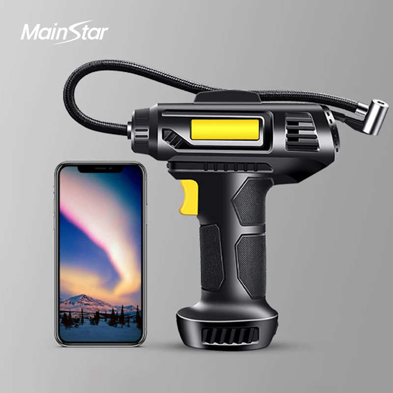 Car Tire Pump 12v Mini Pump Portable e Air Compressor Tyre Pump Electric Mini Car Air Compressor Max Metal Customized